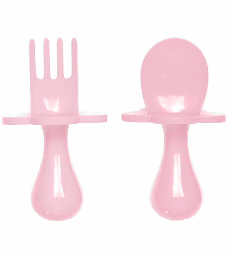 Grabease First Self Feeding Utensil Set Pink
