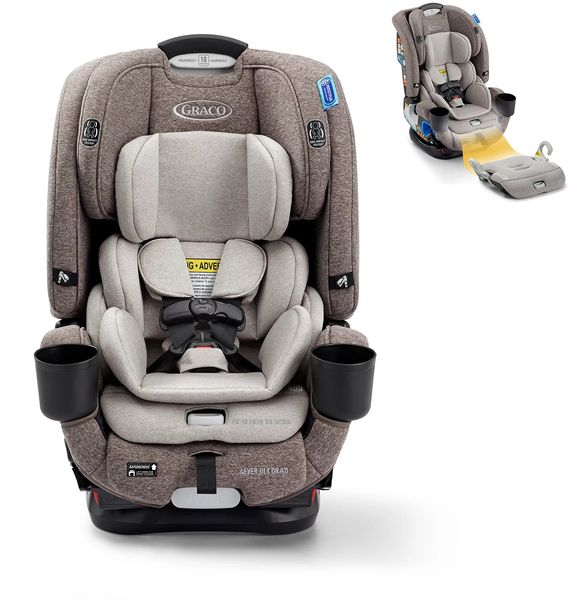 Graco 4Ever DLX Grad 5in1 Slim Convertible Car Seat Hancock