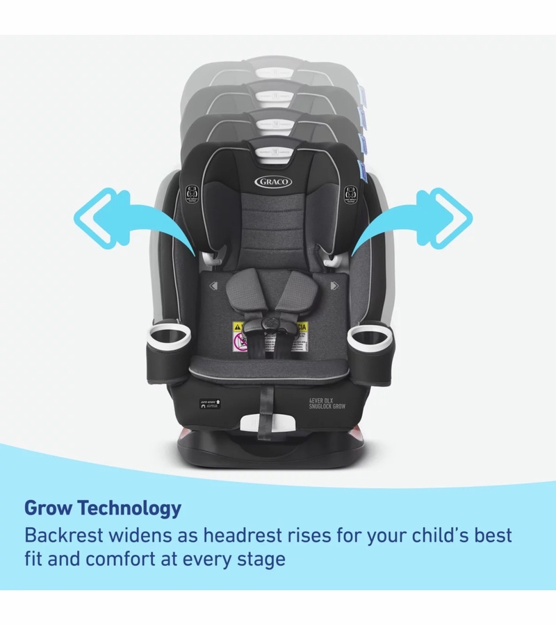 Graco 4Ever DLX SnugLock Grow 4in1 Convertible Car Seat Maison Fashion