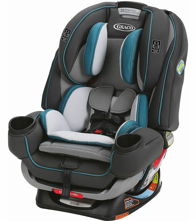 Graco 4Ever Extend2Fit All in One Convertible Car Seat Seaton