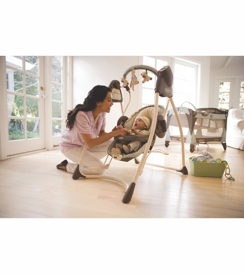 Graco Duet 2 in 1 Swing & Bounce with Plug Carlisle
