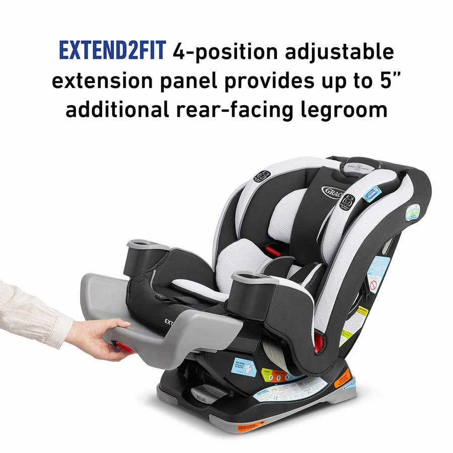 Graco Extend2Fit 3in1 AllinOne Convertible Car Seat Stocklyn