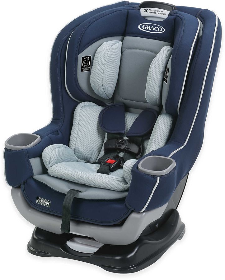 Graco Extend2Fit Convertible Car Seat featuring RapidRemove Cadet