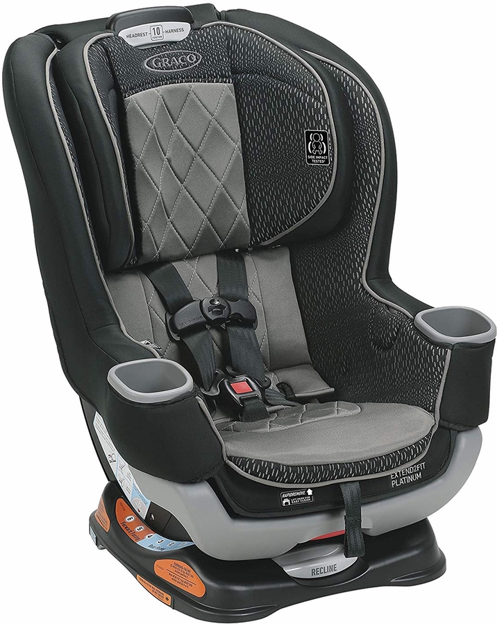 Graco Extend2Fit Platinum Convertible Car Seat Hurley