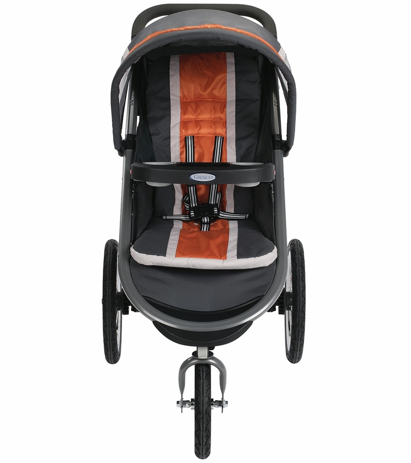 Graco FastAction Fold Click Connect Jogging Stroller Tangerine