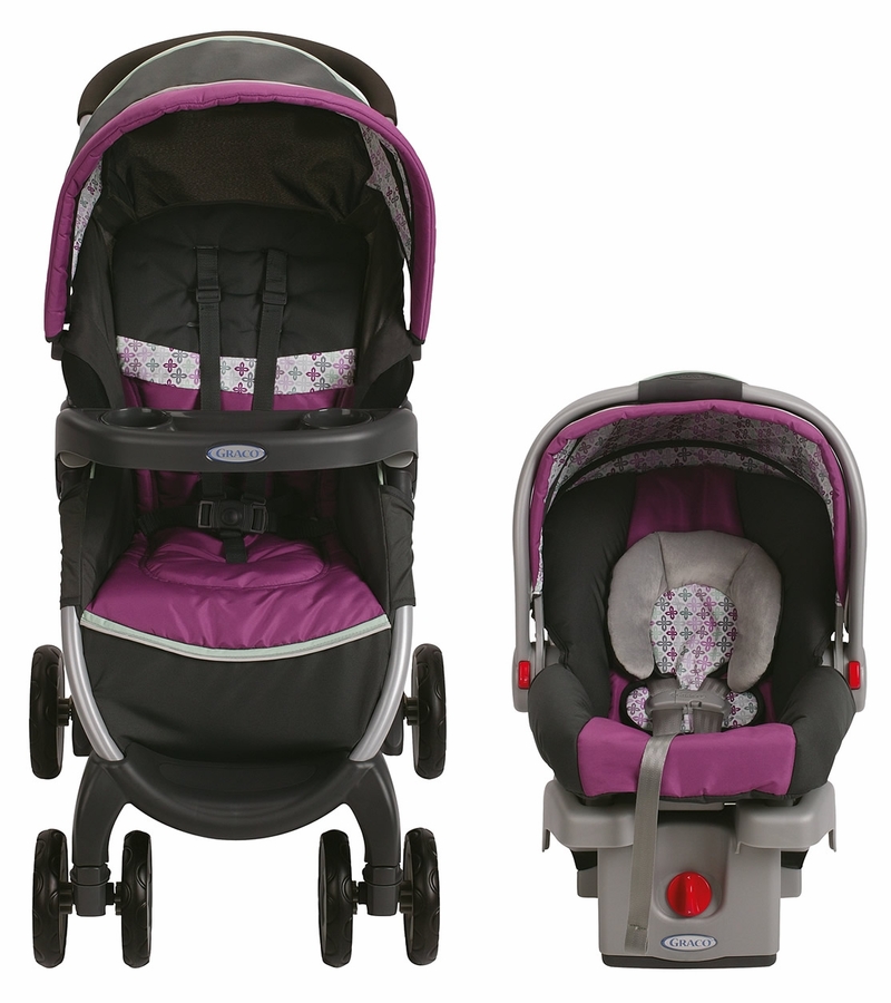 Graco FastAction Fold Click Connect Travel System Nyssa