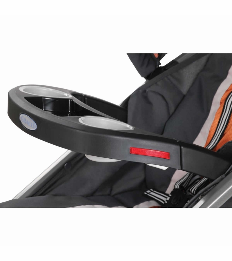 Graco FastAction Fold Jogger Click Connect Travel System Chili Red