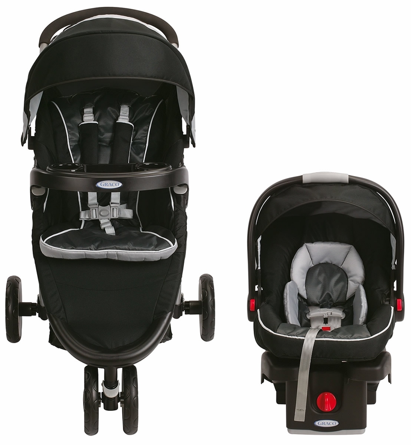 Graco FastAction Fold Sport Click Connect Travel System Gotham
