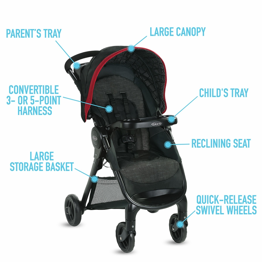Graco FastAction SE Travel System Hilt