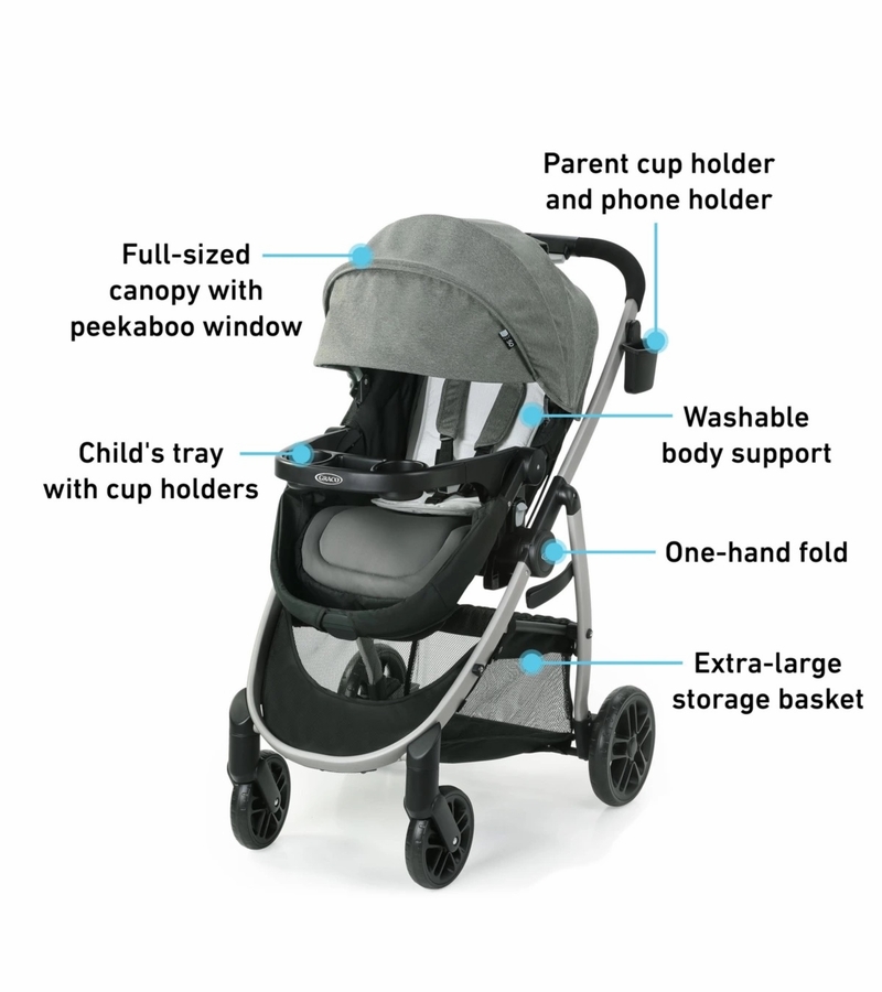 Graco Modes Pramette DLX Travel System Huron