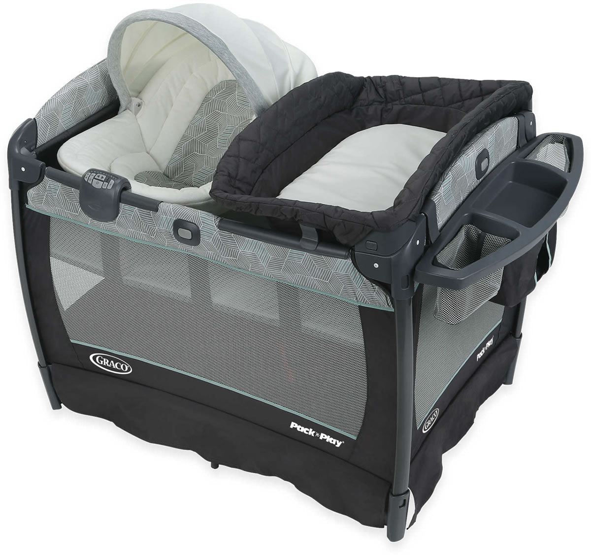 Graco Pack 'n Play Playard Newborn Napper Oasis with Soothe Surround