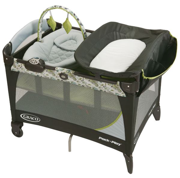 Graco Pack 'n Play Playard with Newborn Napper Station LX Caraway