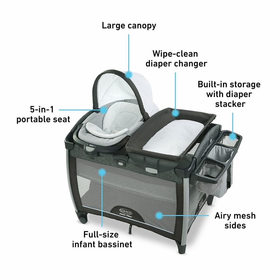 Graco Pack 'n Play Rock 'n Grow Playard Orson