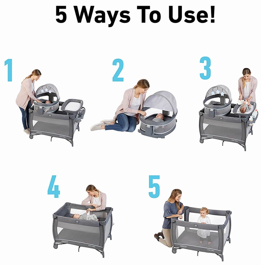 Graco Pack 'n Play Travel Dome DLX Playard Archer