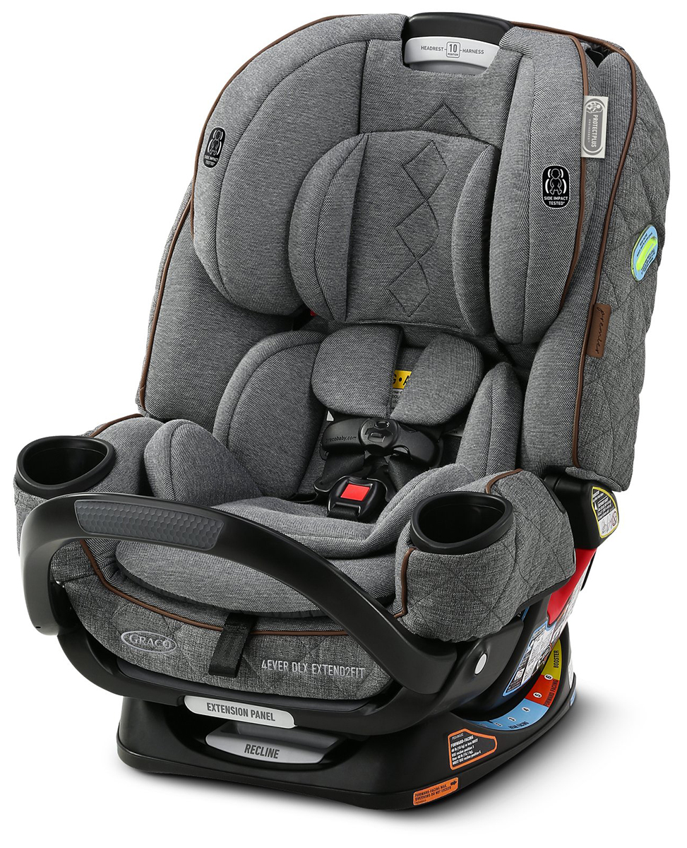 Graco Premier 4Ever DLX Extend2Fit 4in1 Convertible Car Seat with