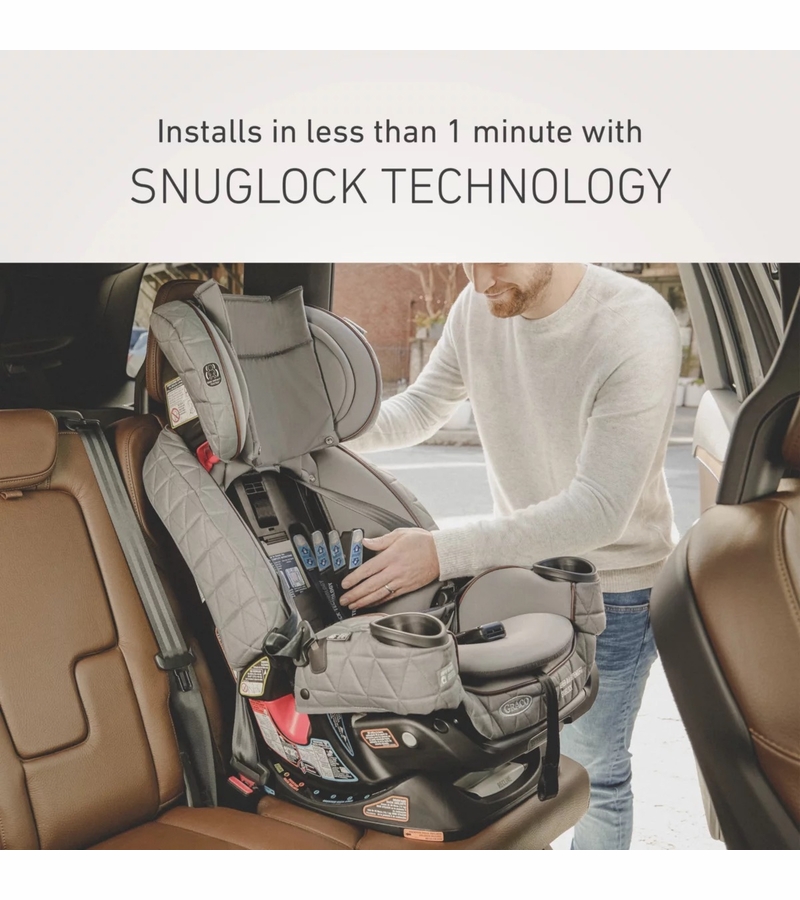 Graco Premier 4Ever DLX Extend2Fit SnugLock 4in1 Car Seat with Anti