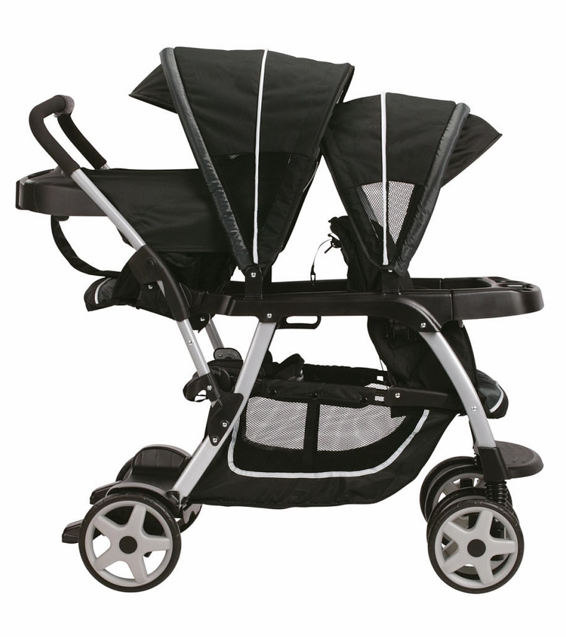 Graco Ready2Grow Click Connect LX Double Stroller Gotham
