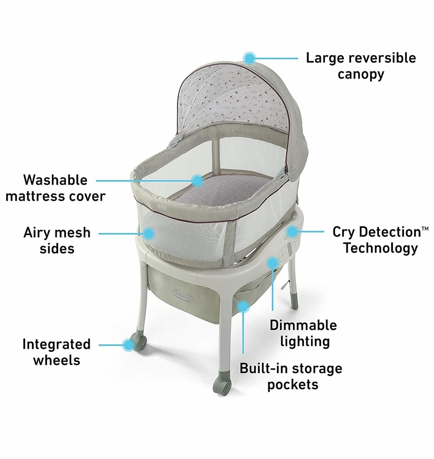 Graco Sense2Snooze with Cry Detection Technology Roma