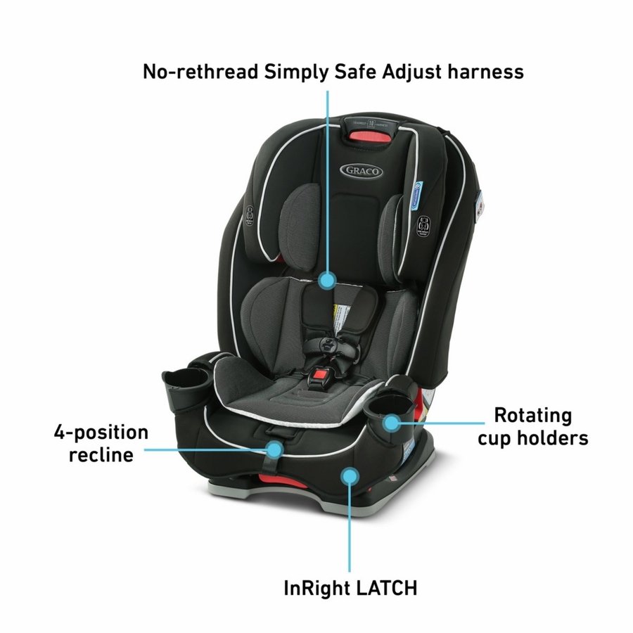 Graco SlimFit 3in1 Narrow AllinOne Convertible Car Seat Galactic