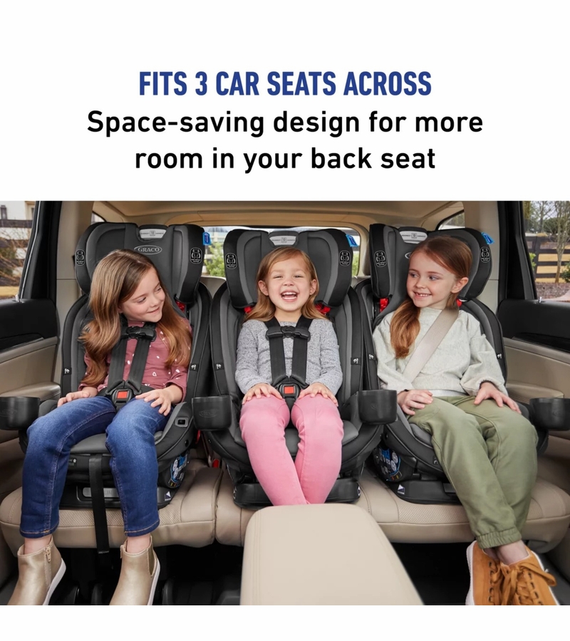 Graco SlimFit3 LX 3in1 Narrow AllinOne Convertible Car Seat Stanford