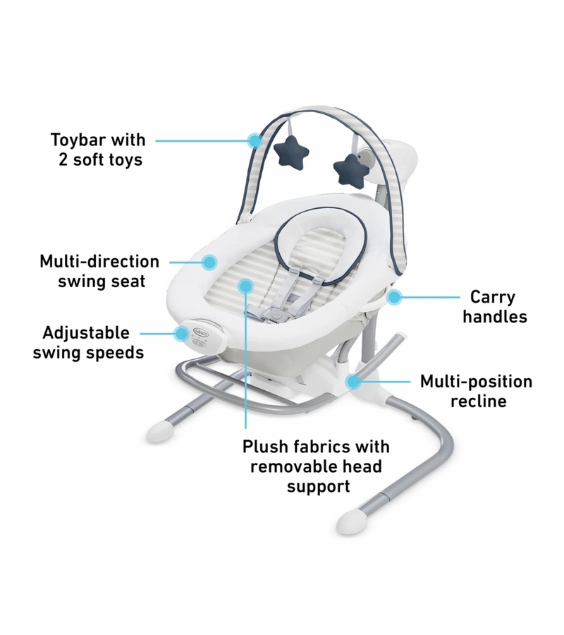 Graco Soothe 'n Sway Swing with Portable Rocker Alex
