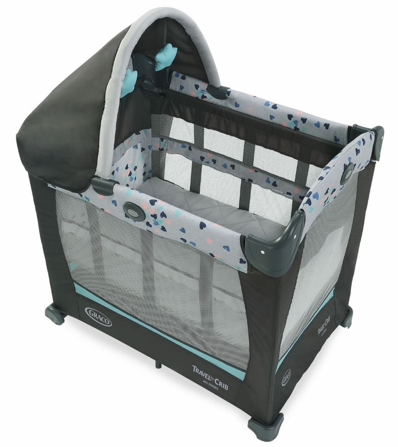 Graco Travel Lite Crib with Stages Lauren