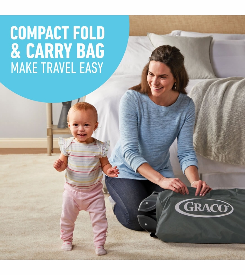 Graco Travel Lite Crib with Stages Lauren