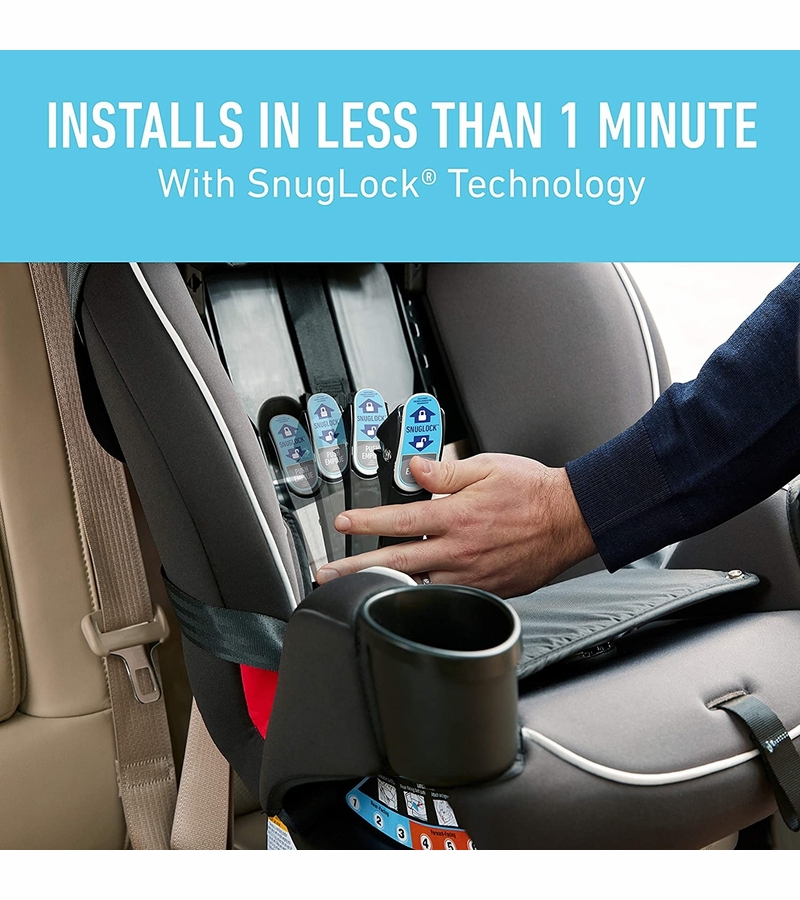 Graco TrioGrow SnugLock LX 3in1 Car Seat Sonic