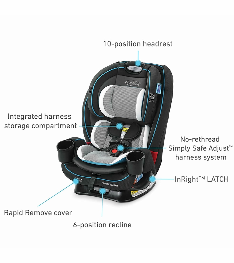 Graco TrioGrow SnugLock LX 3in1 Car Seat Thatcher