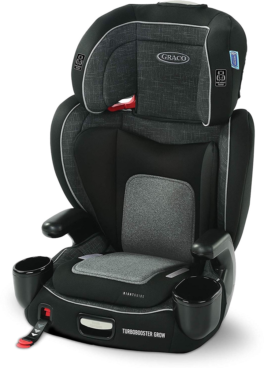 Graco TurboBooster Grow Highback Belt Positioning Booster Car Seat
