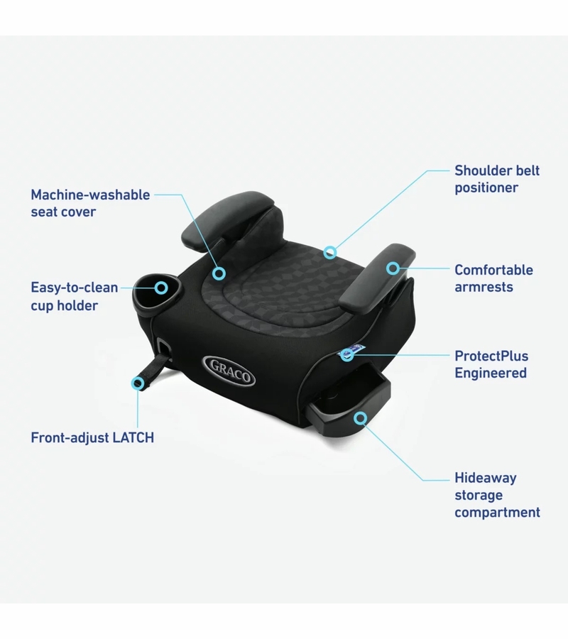 Graco TurboBooster LX Backless Booster with LATCH Montgomery