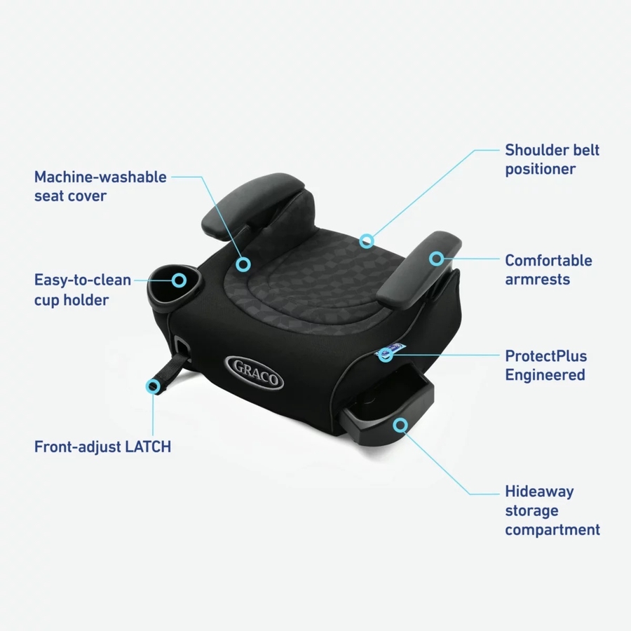 Graco TurboBooster LX Backless Booster with LATCH Montgomery