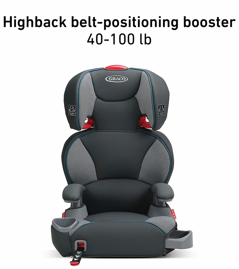 Graco TurboBooster LX Highback Belt Positioning Booster Car Seat Seaton