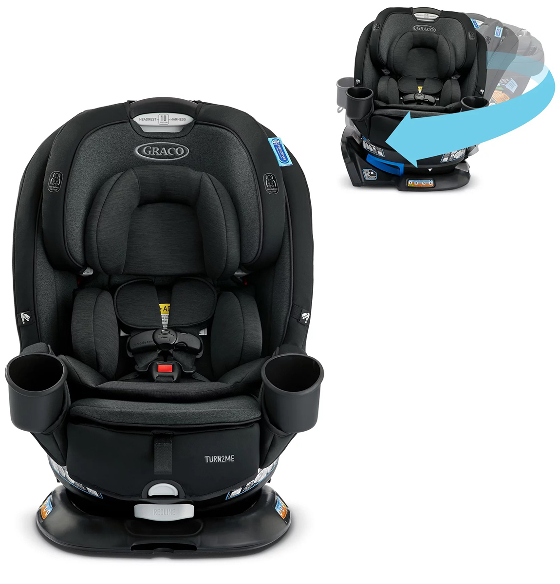 Graco Turn2Me 3in1 Rotating Convertible Car Seat Cambridge