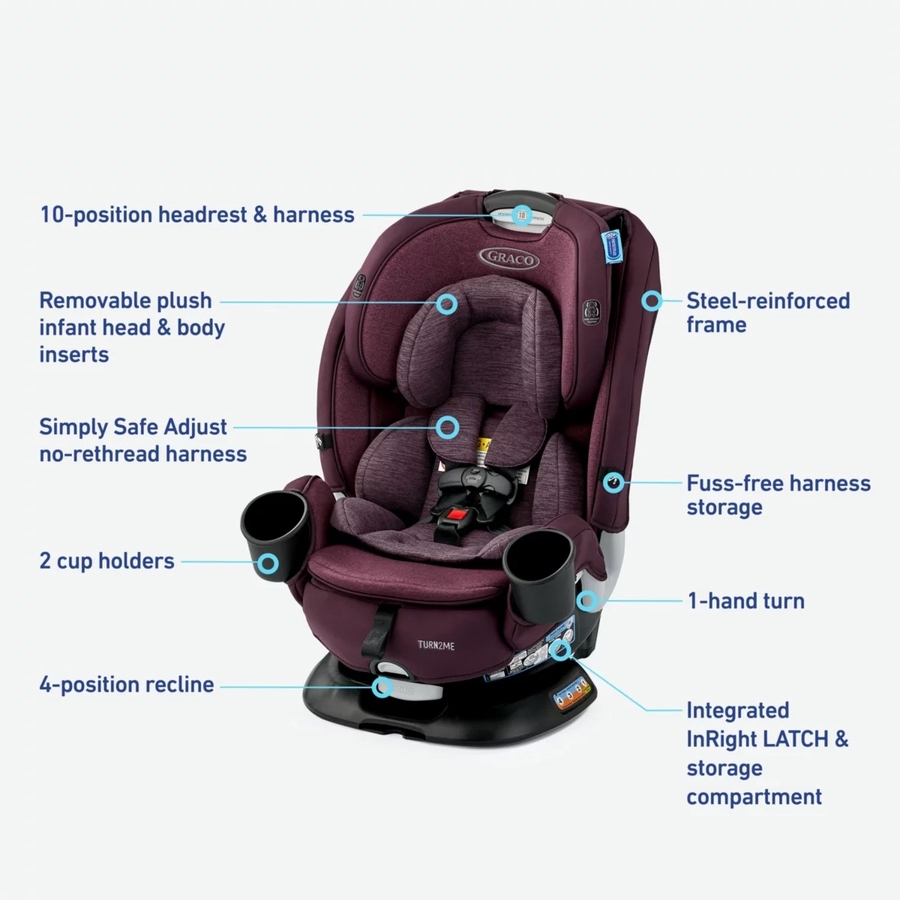 Graco Turn2Me 3in1 Rotating Convertible Car Seat London