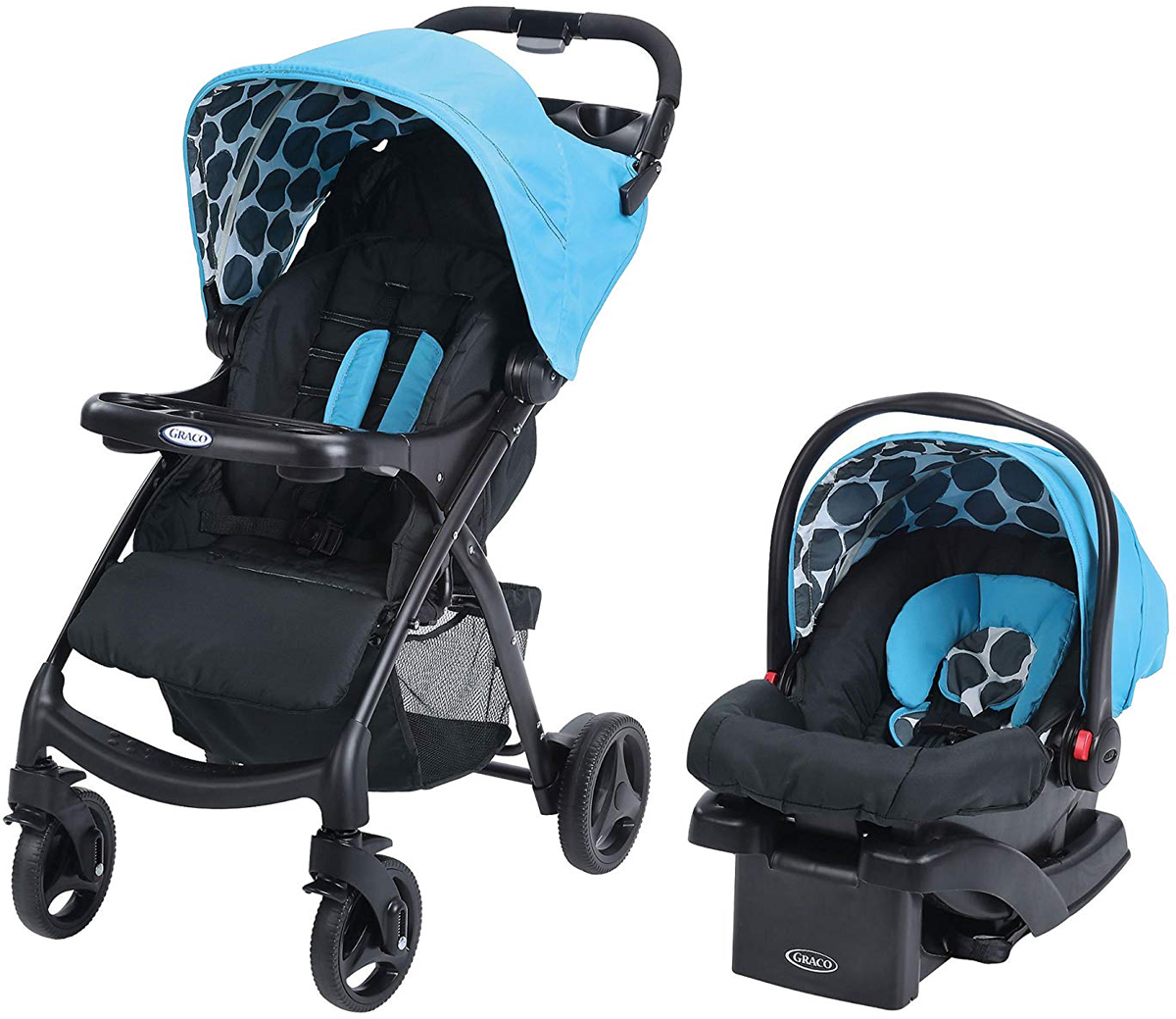 Graco Verb Click Connect Travel System Motif