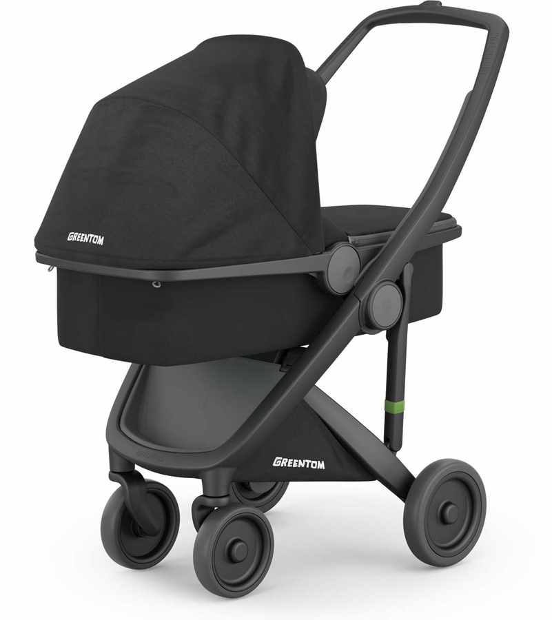 Greentom Carrycot Stroller Black/Black