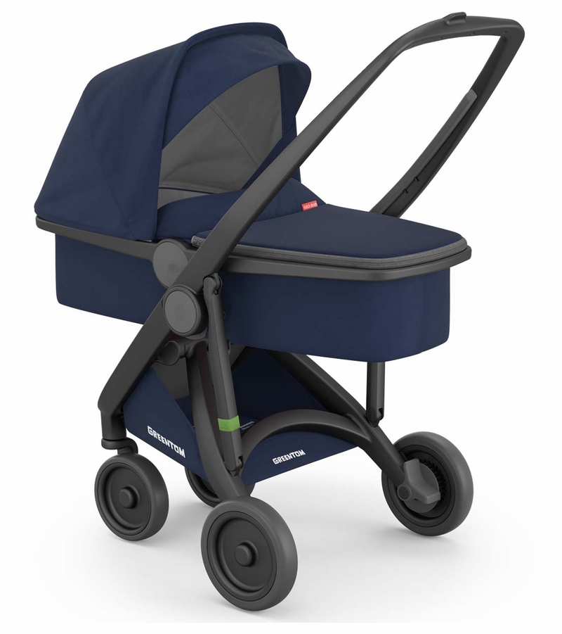 Greentom Carrycot Stroller Black/Blue
