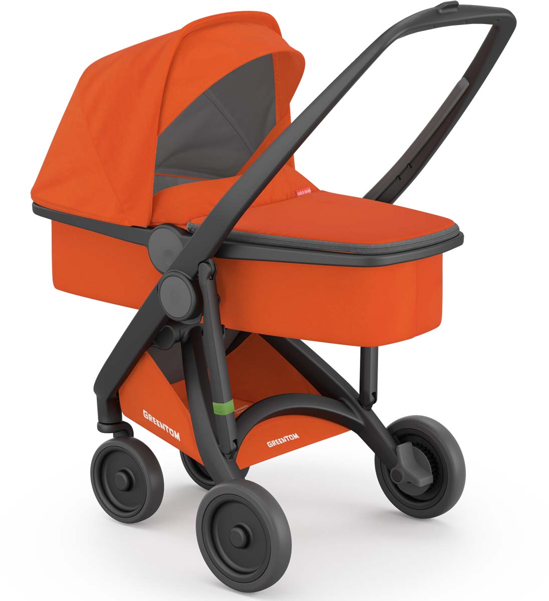 Greentom Carrycot Stroller Black/Orange