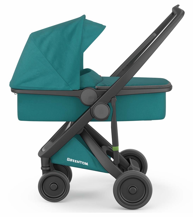Greentom Carrycot Stroller Black/Teal