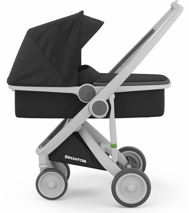 Greentom Carrycot Stroller Grey/Black