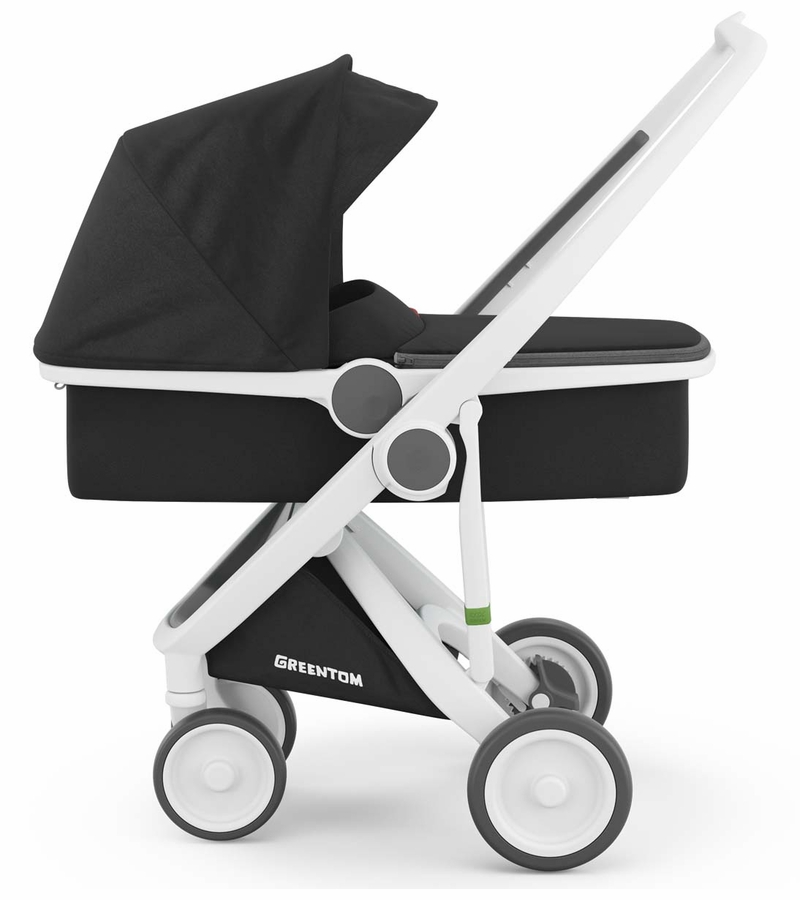 Greentom Carrycot Stroller White/Black