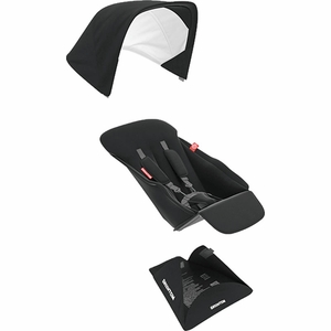 Greentom Reversible Seat Fabric Set - Black