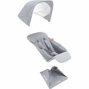 Greentom Reversible Seat Fabric Set - Grey
