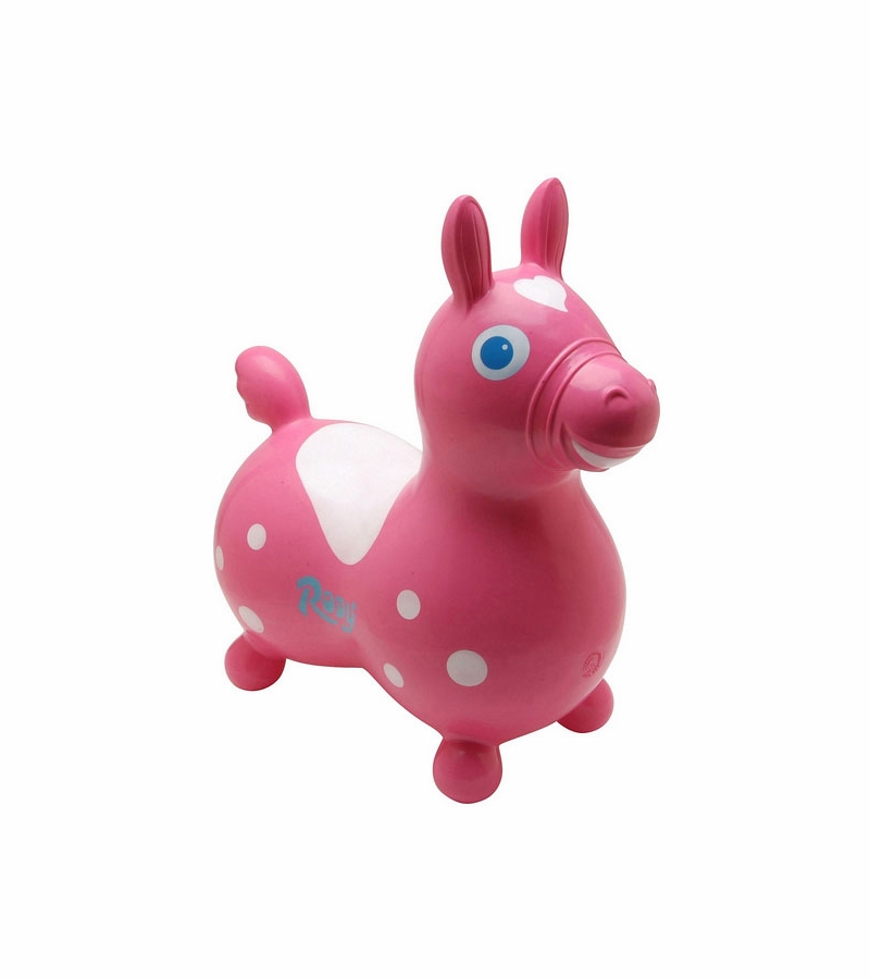 Gymnic Rody Inflatable Hopping RideOn Horse Pink
