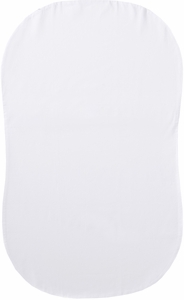 HALO Bassinest Fitted Sheet, Organic - White