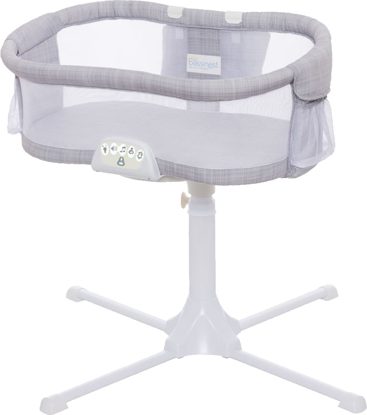 Halo Bassinest Luxe Plus Swivel Sleeper Grey Melange
