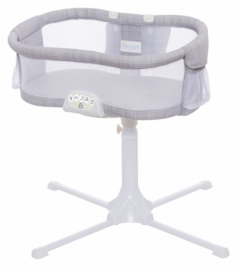 Halo Bassinest Luxe Plus Swivel Sleeper Grey Melange