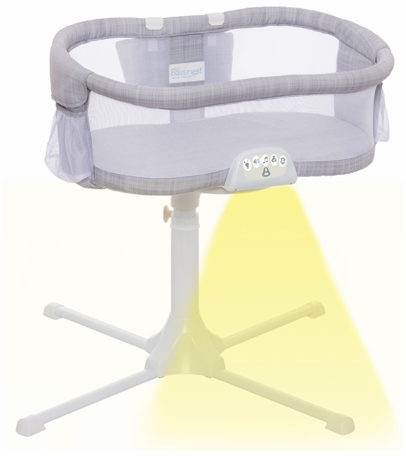 Halo Bassinest Luxe Plus Swivel Sleeper Grey Melange