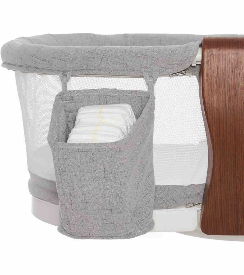 Halo Bassinest Swivel Sleeper Luxe Next Gen Dove Gray Tweed